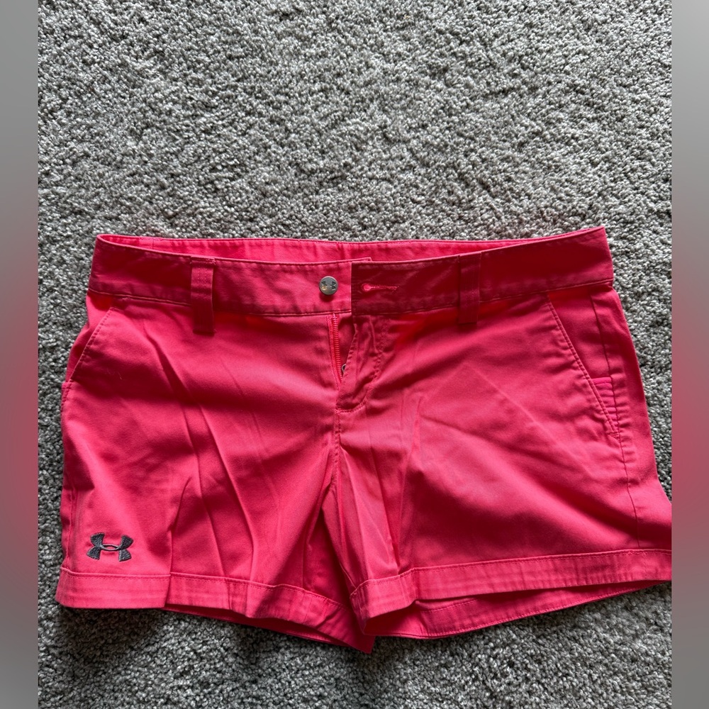 Under Armour Pink Shorts Tailored Fit